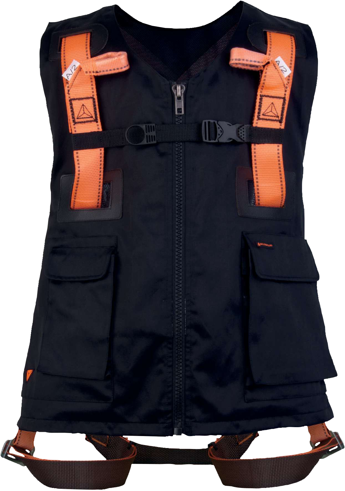 Delta Plus HAR12GILNO Fall Arrester Harness with Integrated Work Vest