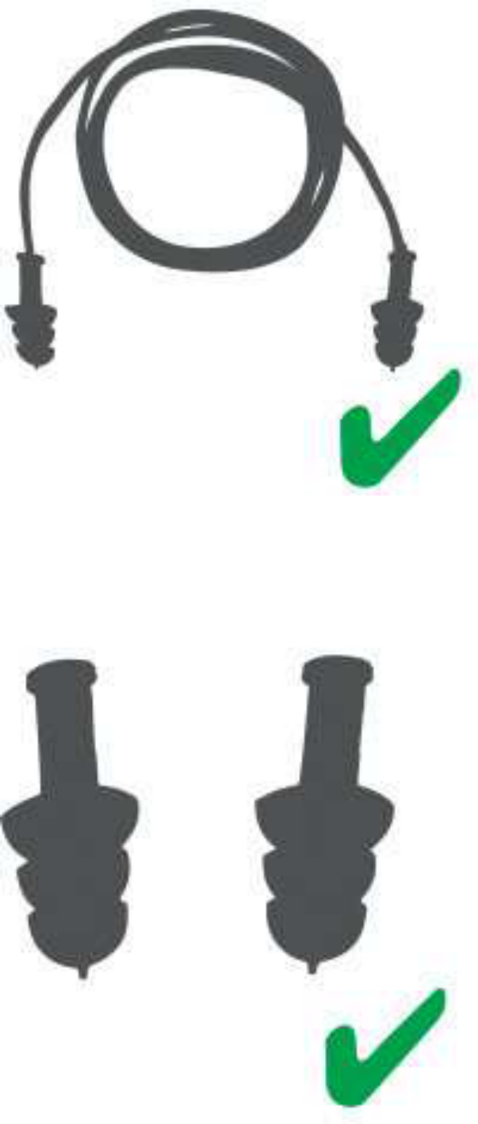 Delta Plus CONICFIR010B Reusable Earplugs – 10 Pairs