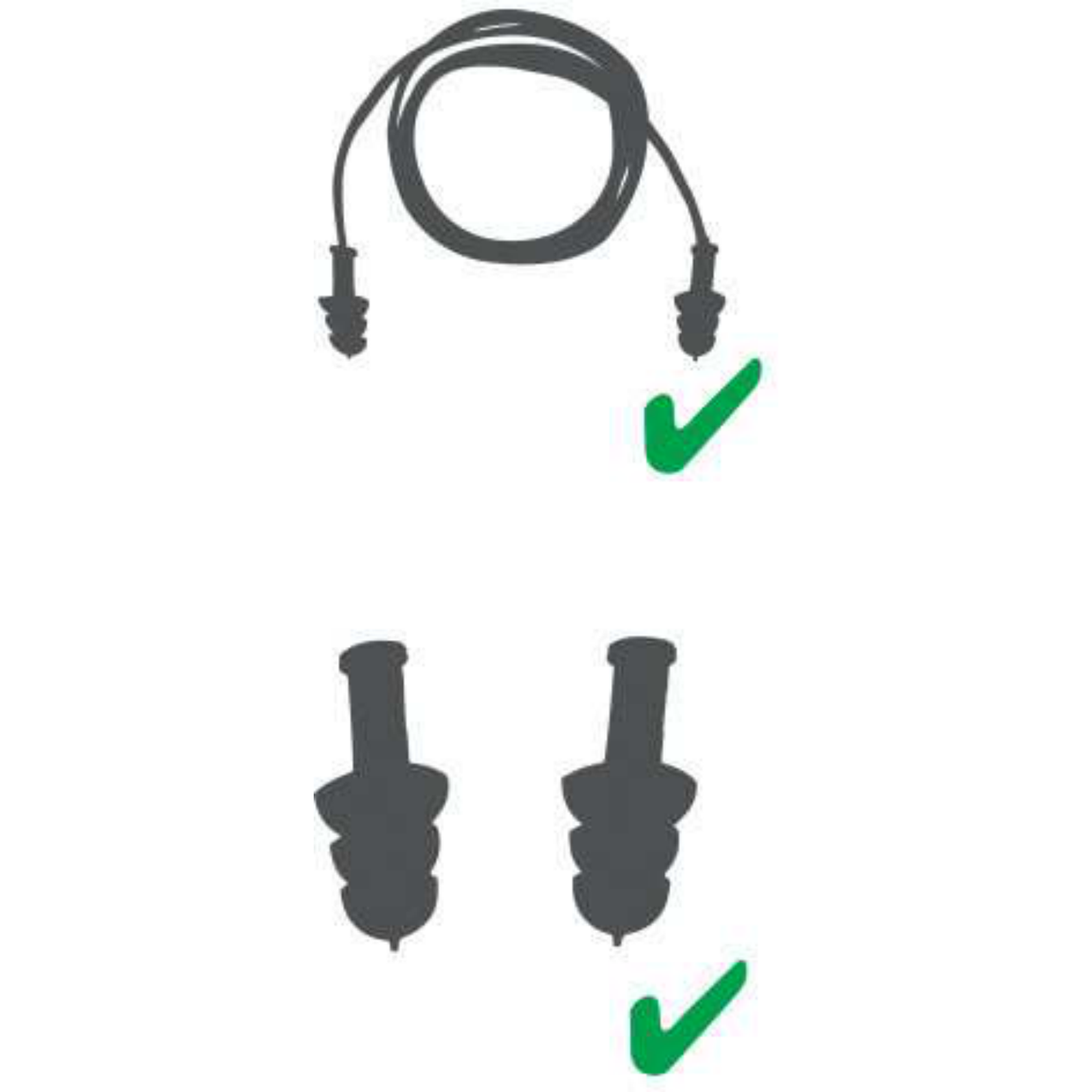 Delta Plus CONICFIT100 Reusable Silicone Earplugs – Easy-Grip Design for All-Day Comfort