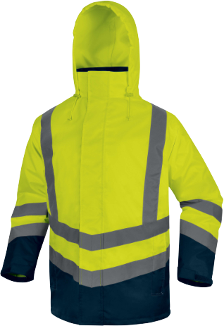 Delta Plus OPTIMUM3 5-in-1 Hi-Vis Waterproof Parka