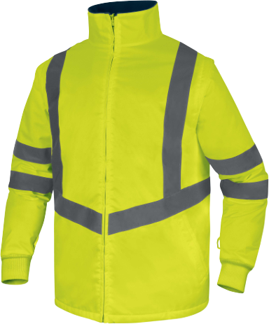Delta Plus OPTIMUM3 5-in-1 Hi-Vis Waterproof Parka