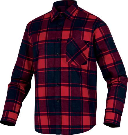 Delta Plus RUBY Unisex Cotton Flannel Work Shirt