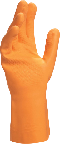 Delta Plus DPVE450 Durable Latex-Coated Flocked Gloves – Forearm Protection