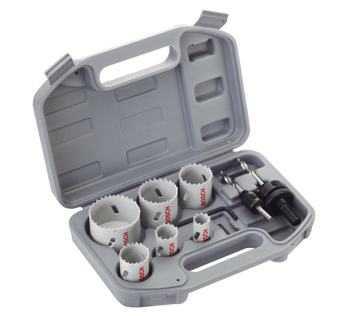 Bosch Professional Standard HSS Bi-Metal Holesaw Electricians Set - 9pc (20mm, 25mm, 32mm, 38mm, 51mm, 64mm)