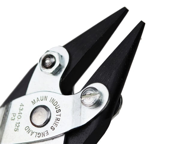 Maun Snipe Nose Parallel Pliers, Smooth Jaws 125mm