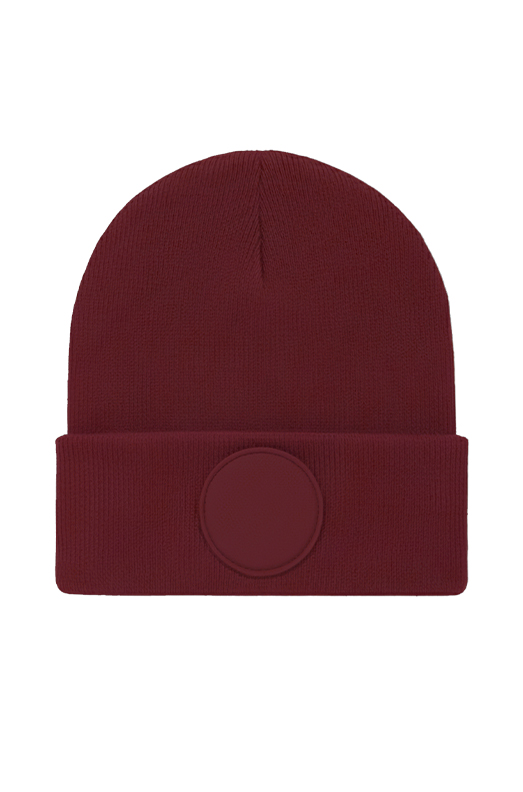 Uneek Circular Patch Beanie