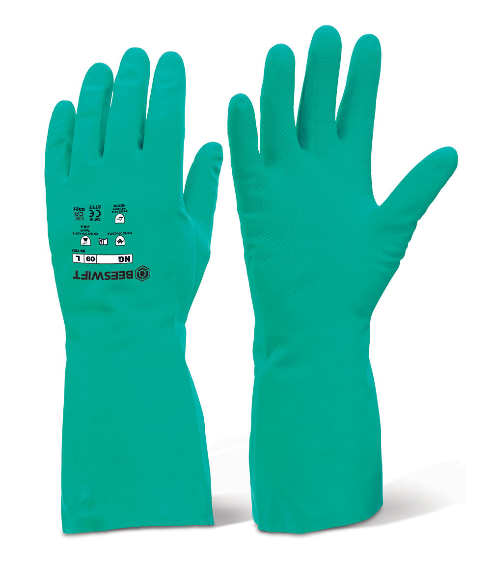 Beeswift Nitrile Rubber Chemical Glove