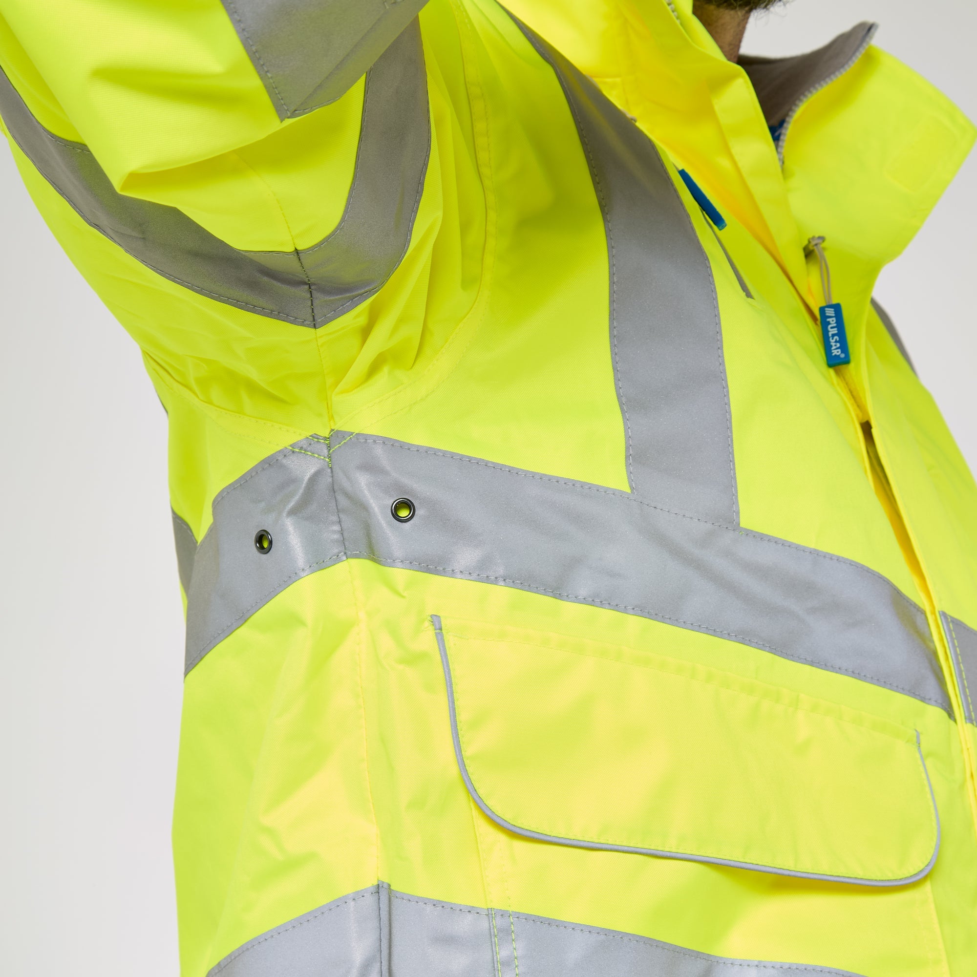 Pulsar Padded Bomber Jacket Yellow - Recycled Content