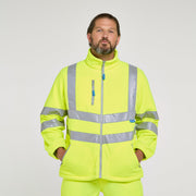 Interactive Fleece Jacket Yellow - Recycled Content