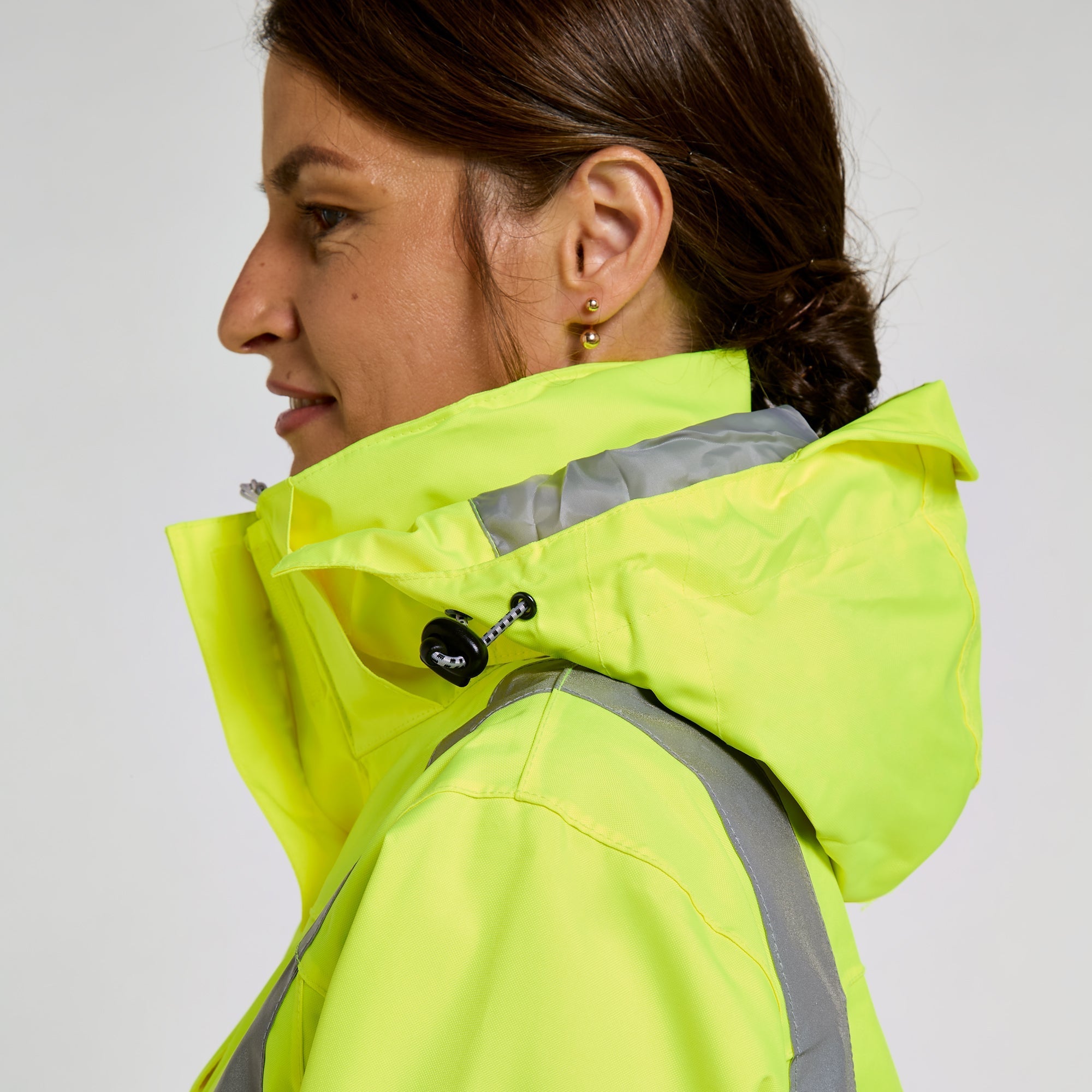 Pulsar Women's Storm Coat Yellow - Recycled Content