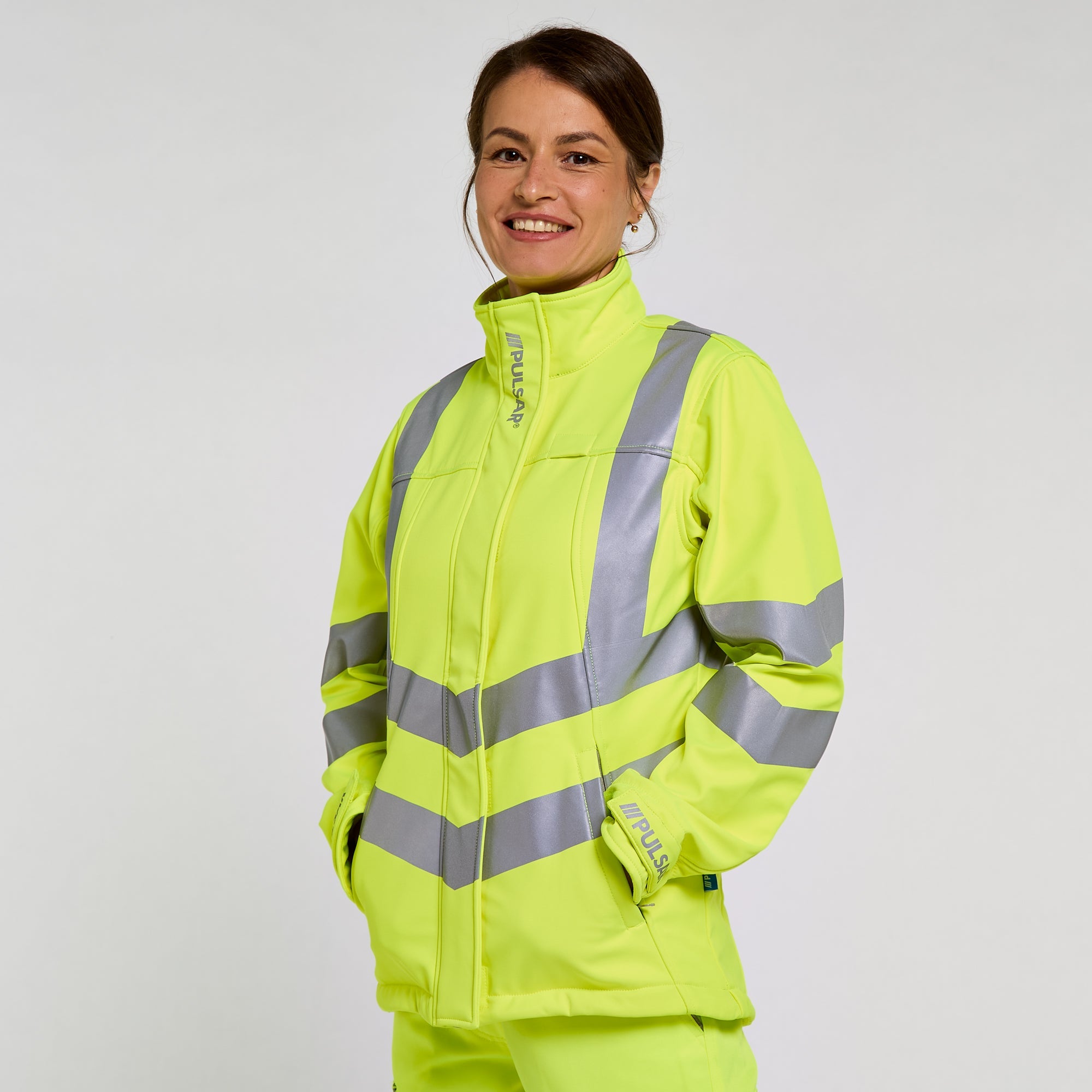 Pulsar Women's Softshell Yellow - Recycled Content