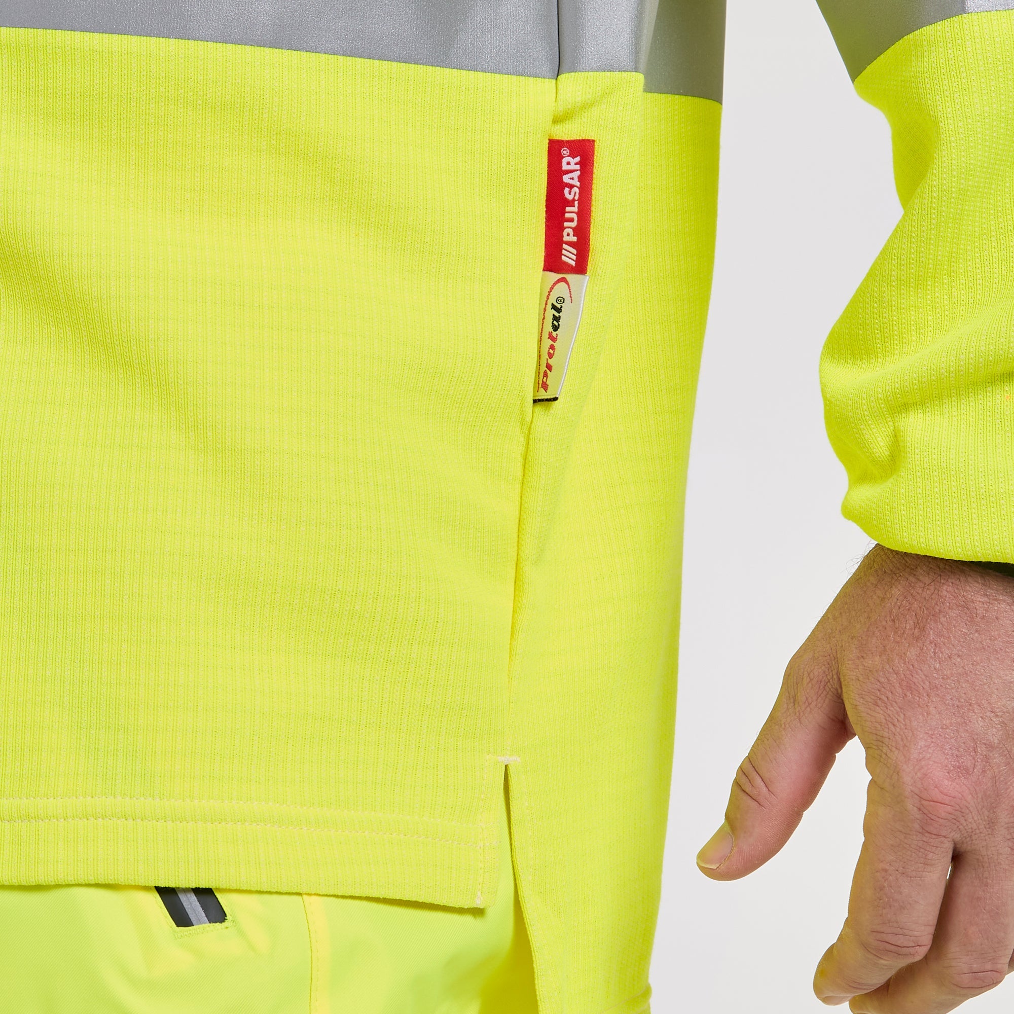 Electric ARC Long Sleeve Polo Shirt Yellow