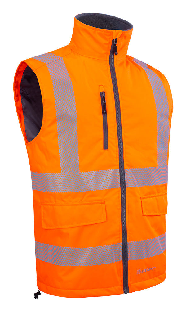 Beeswift Mens Bodywarmer Fluorescent
