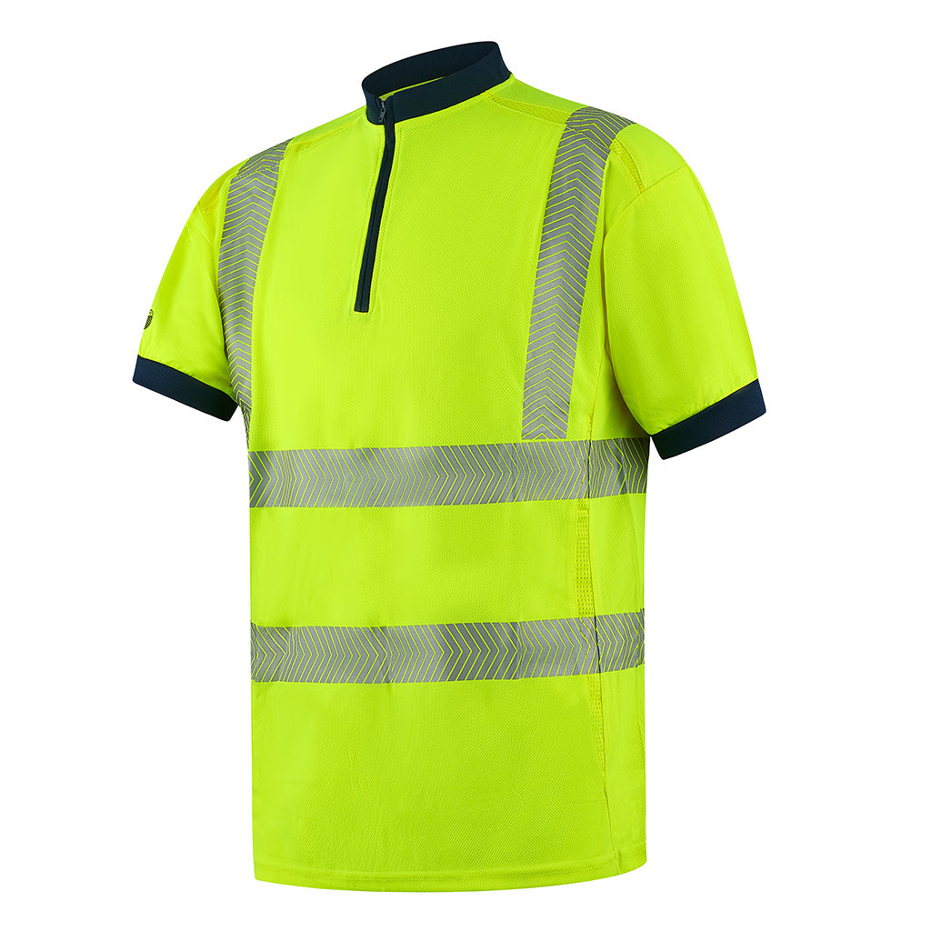 Future Garments Fgxeco S/S Hi-Vis En20471 Recycled Vented Poloshirt