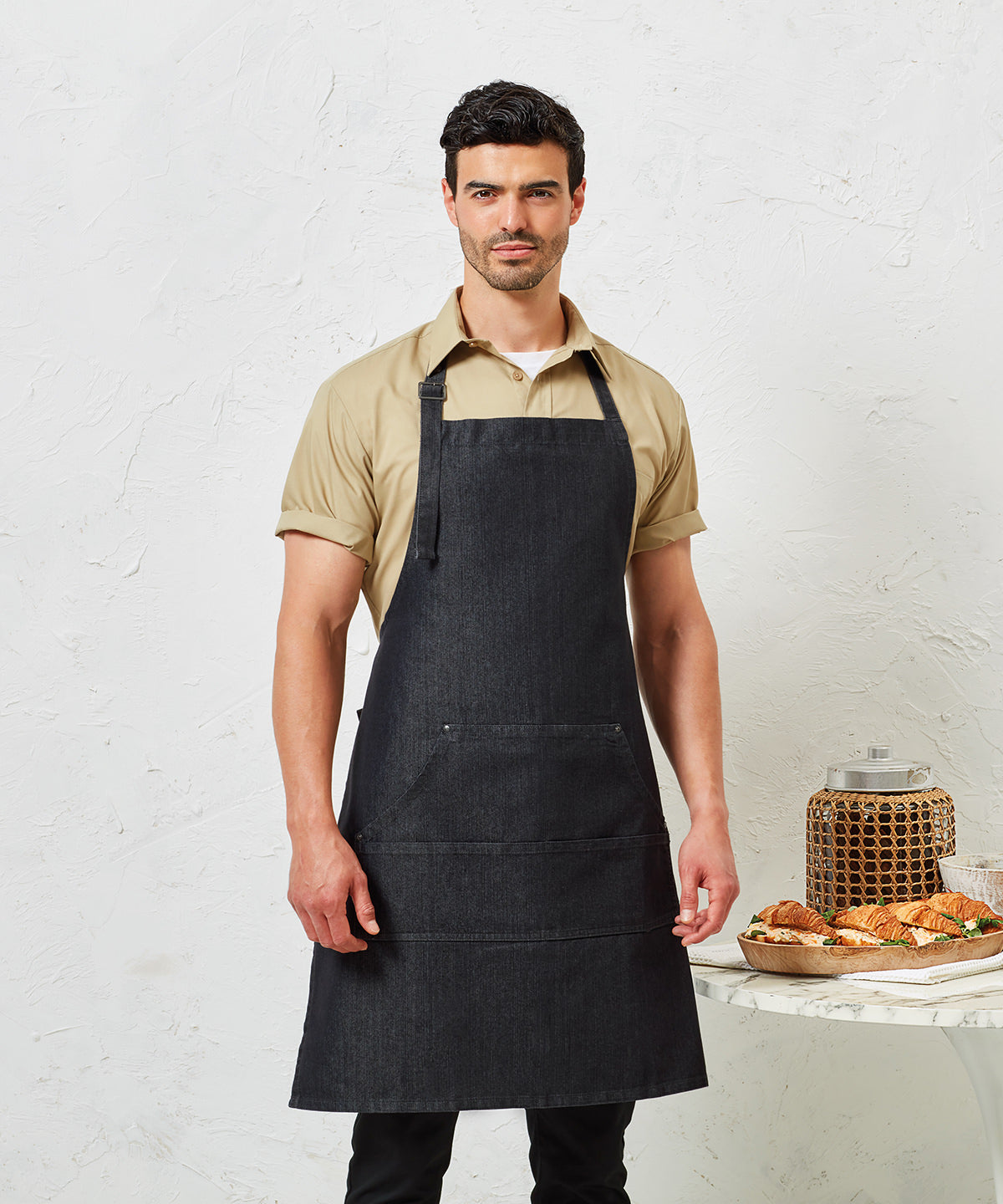 Premier Jeans Stitch Bib Apron