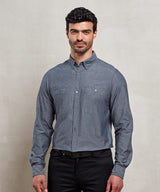 Premier Men's Chambray Shirt, Organic And Fairtrade Certified