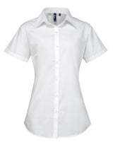 Premier Women's Supreme Poplin Short Sleeve Shirt