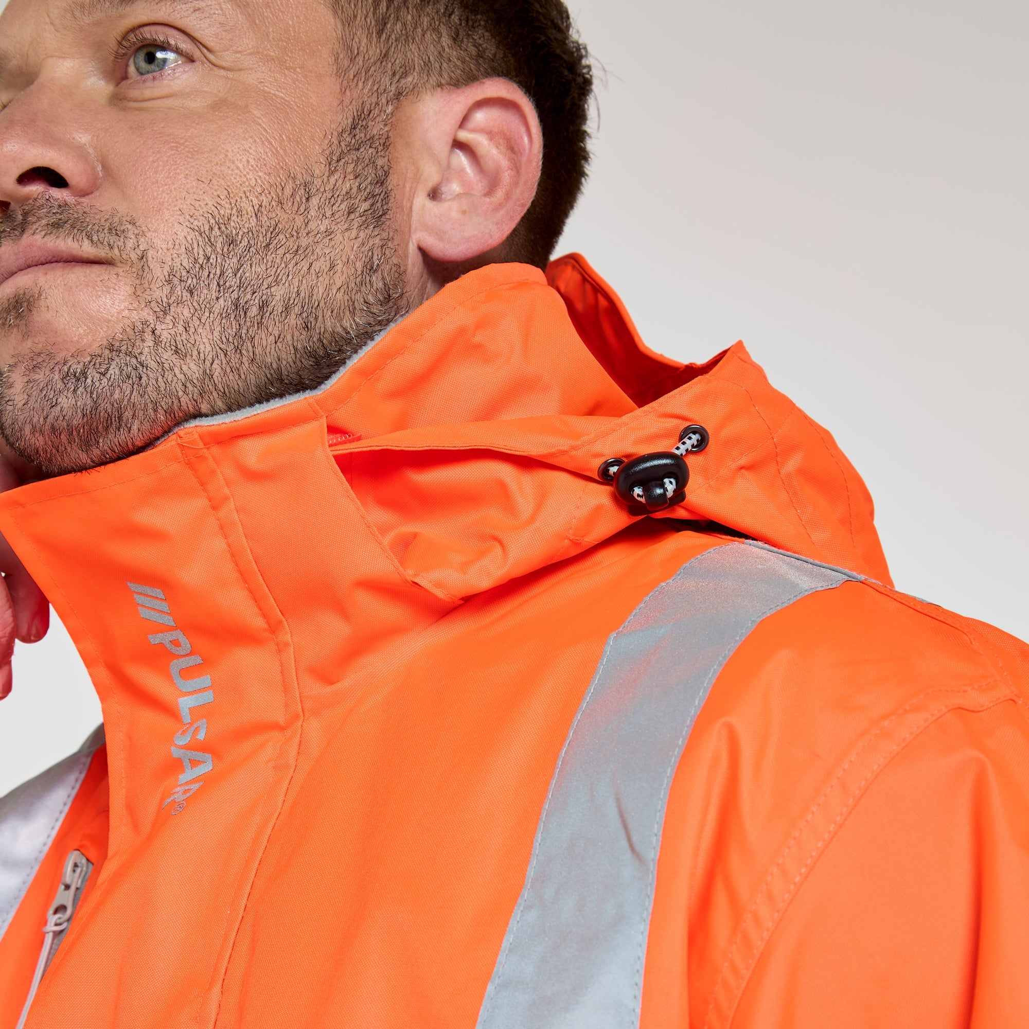 Pulsar Mesh Lined Bomber Jacket Orange - Recycled Content