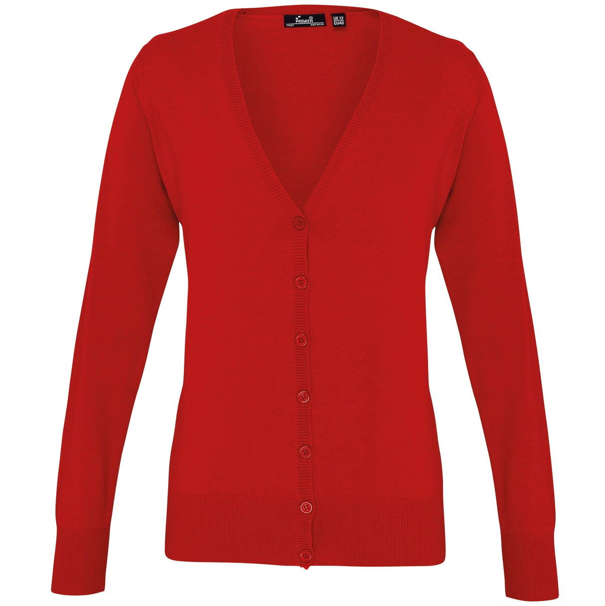 Premier Women's Button-Through Knitted Cardigan