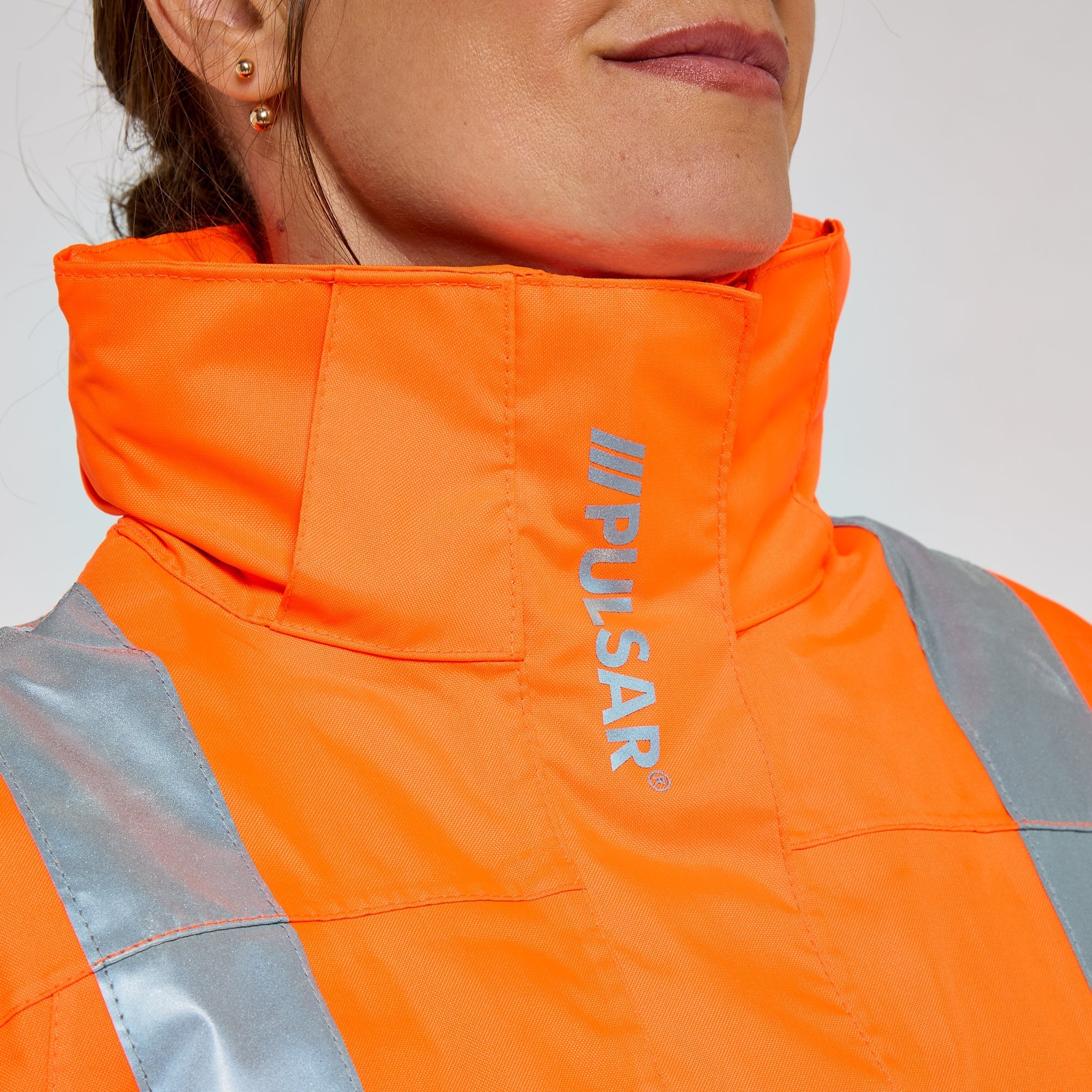 Pulsar Women's Storm Coat Orange - Recycled Content