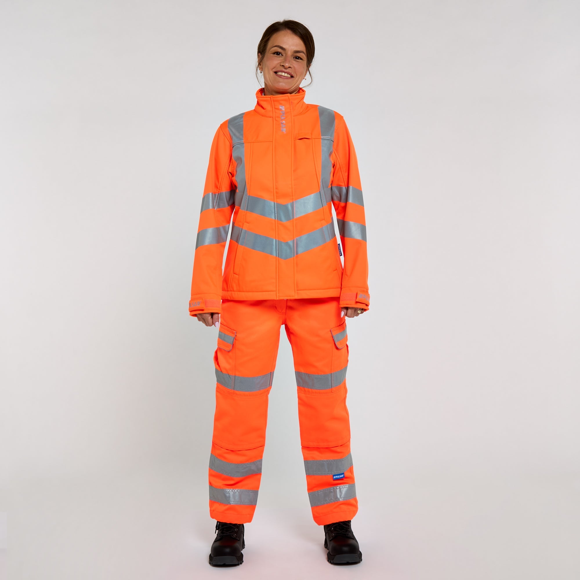 Pulsar Women's Softshell Orange - Recycled Content