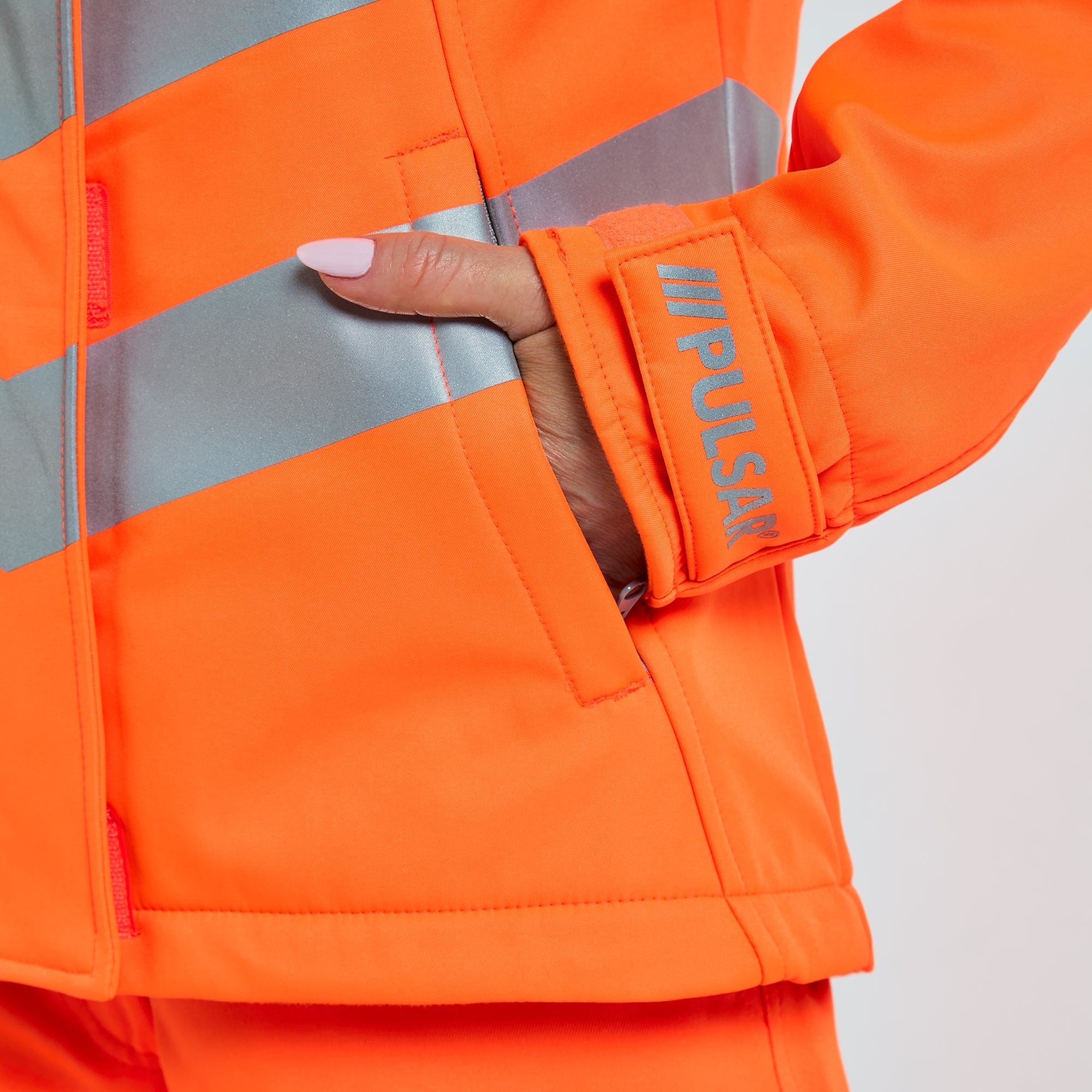 Pulsar Women's Softshell Orange - Recycled Content