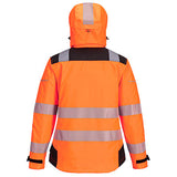 Portwest PW3 Hi-Vis Women's Rain Jacket #colour_orange-black