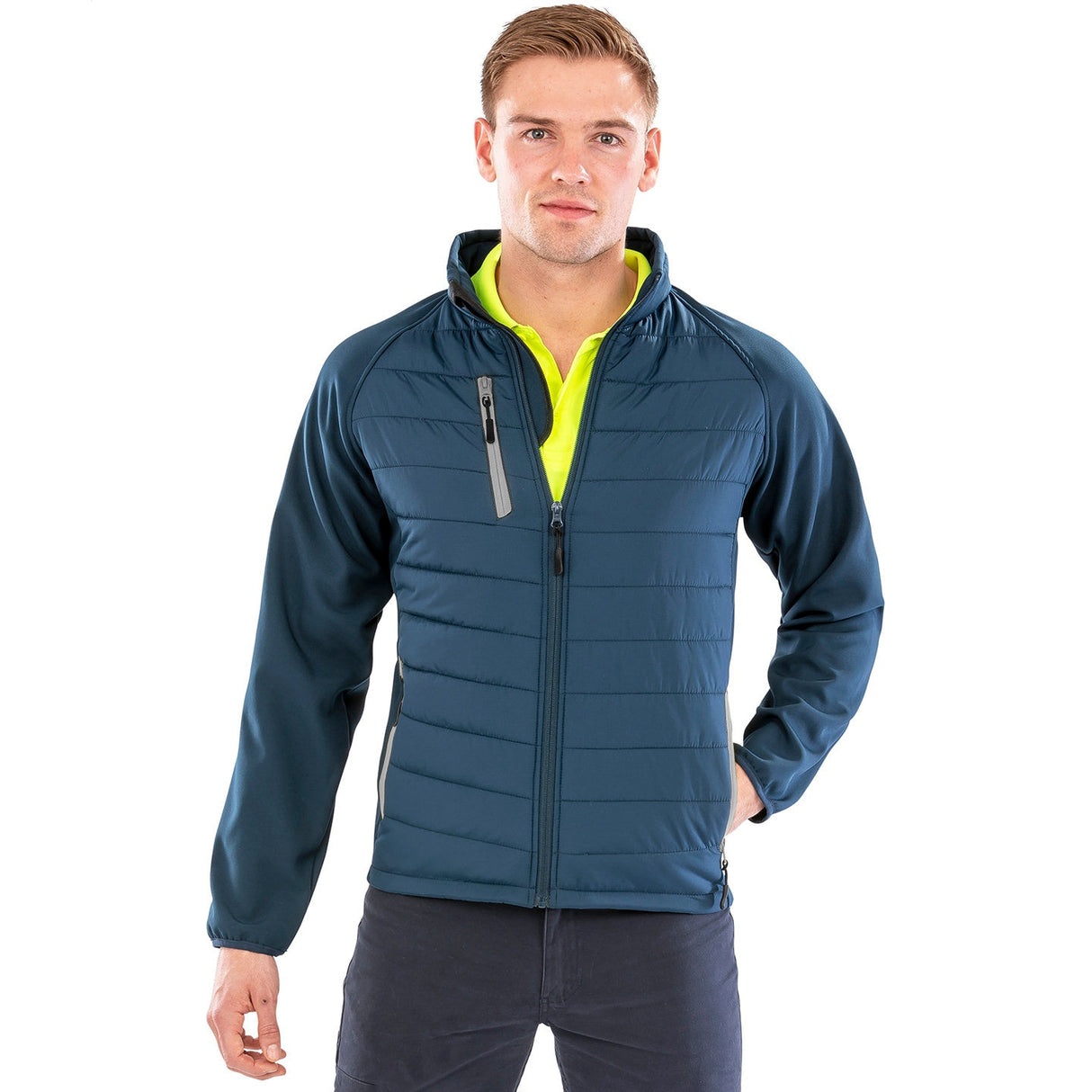 Result Genuine Recycled Compass Padded Softshell Jacket