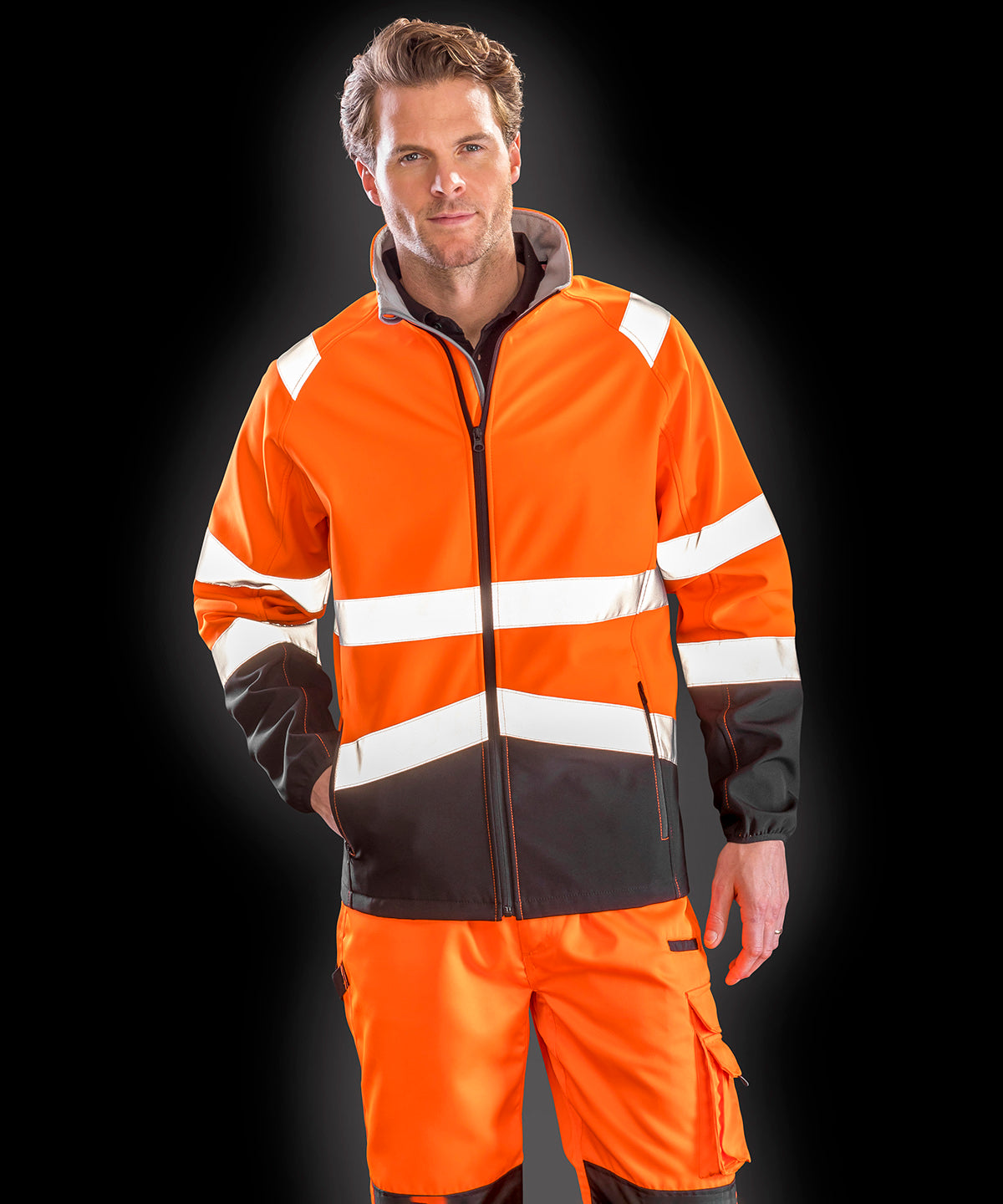 Result Safeguard Printable Safety Softshell Jacket