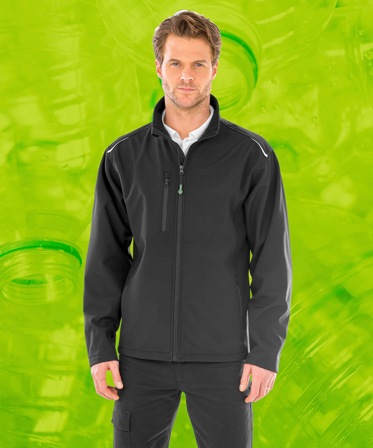 Result Genuine Recycled Recycled 3-Layer Printable Softshell Jacket