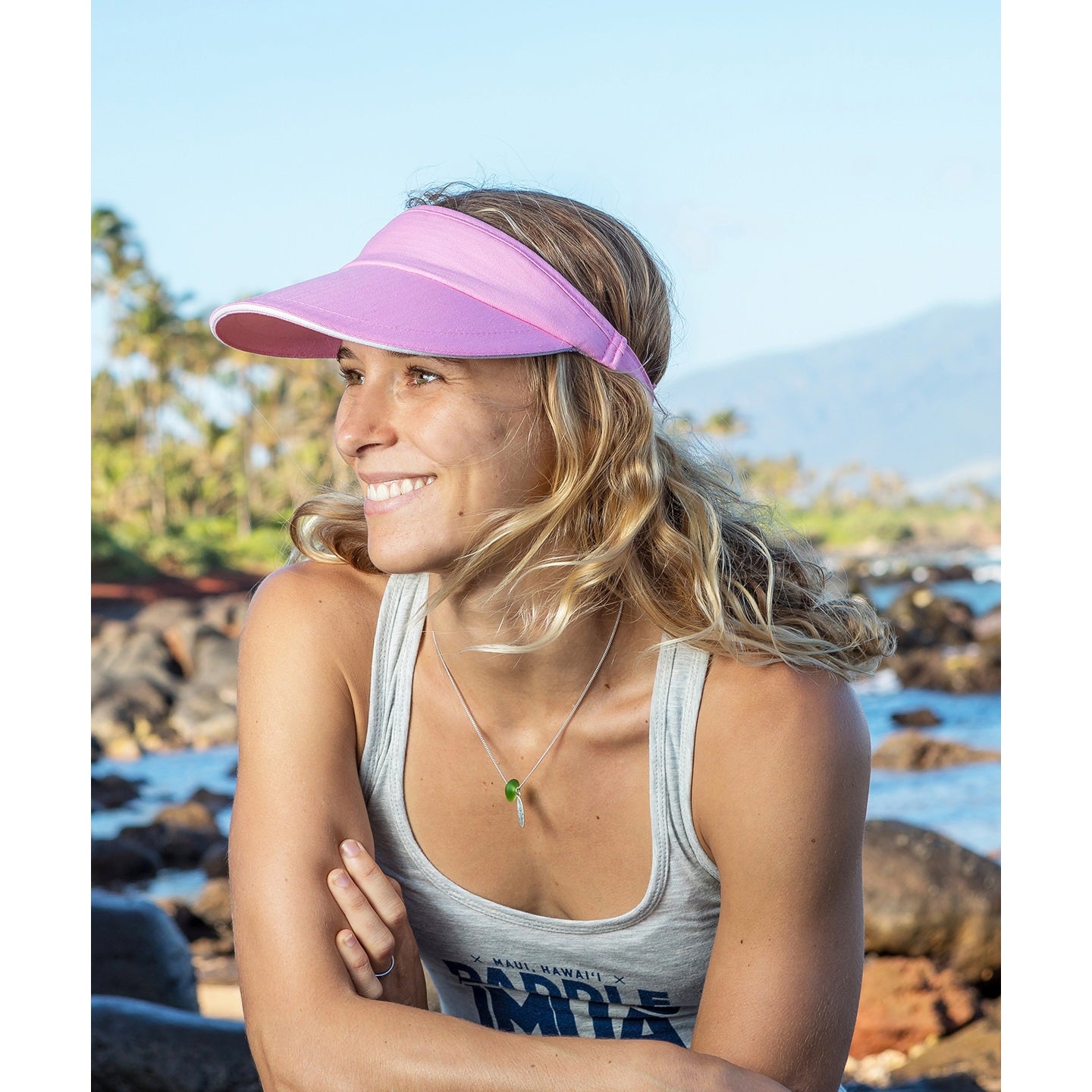 Result Headwear Herringbone Sun Visor With Sandwich Peak