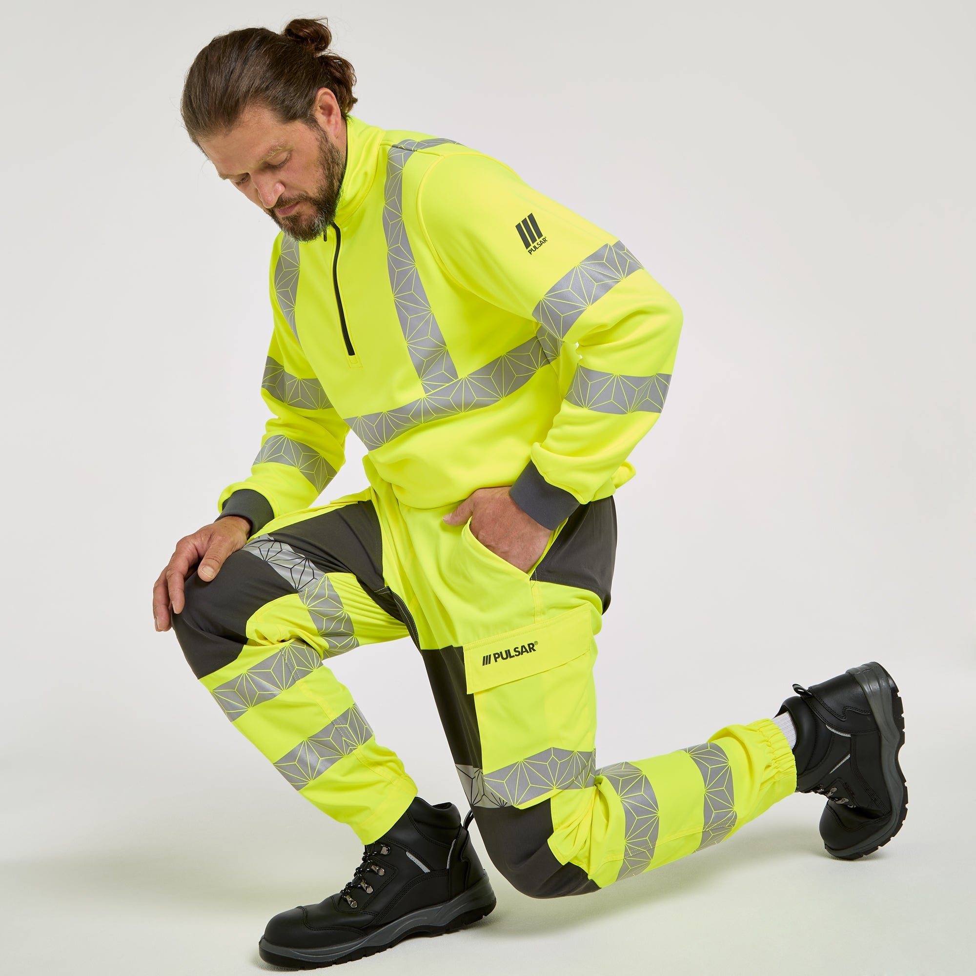 Pulsar Work Pant Yellow Grey (Unisex)