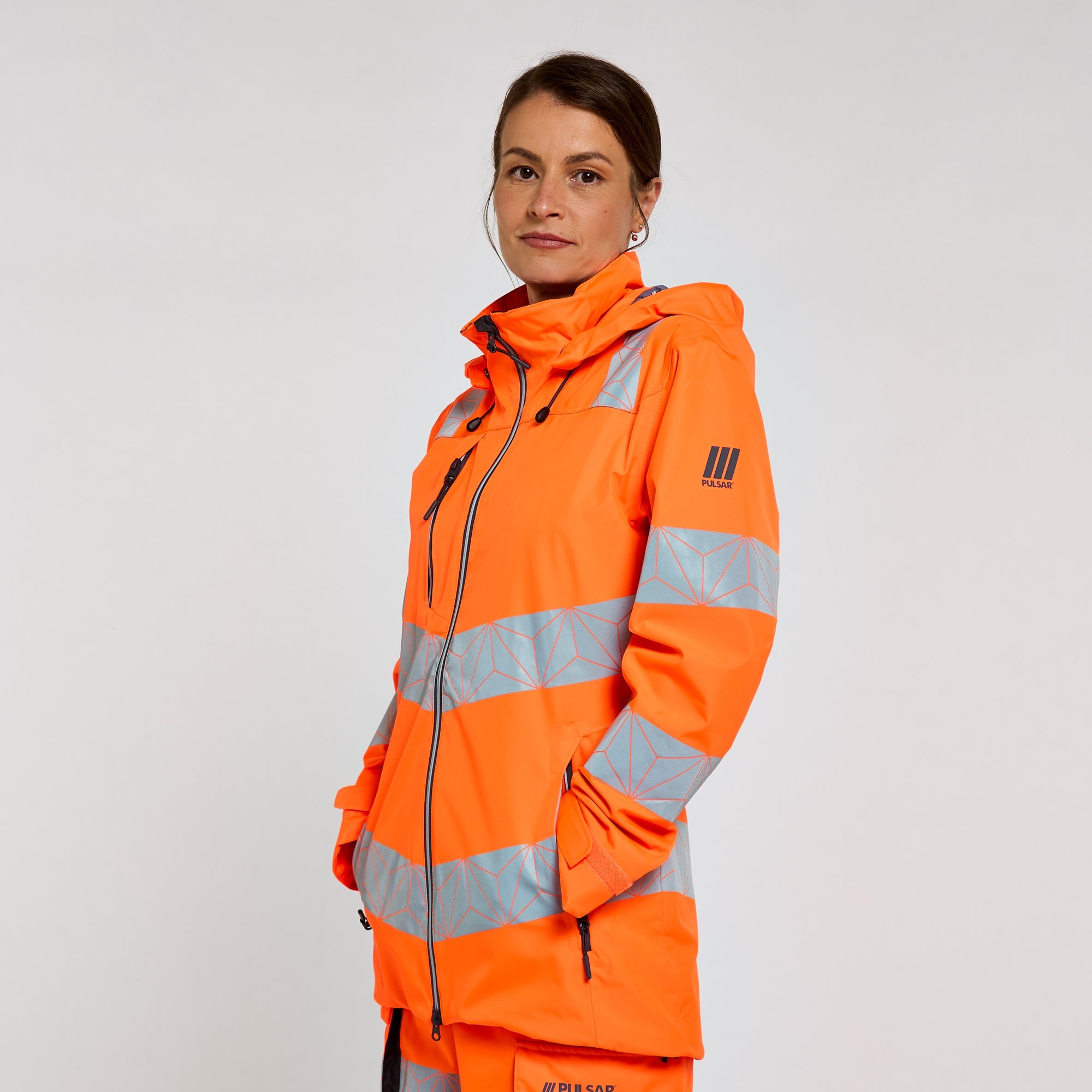Pulsar Women's Shell Jacket Orange REACT