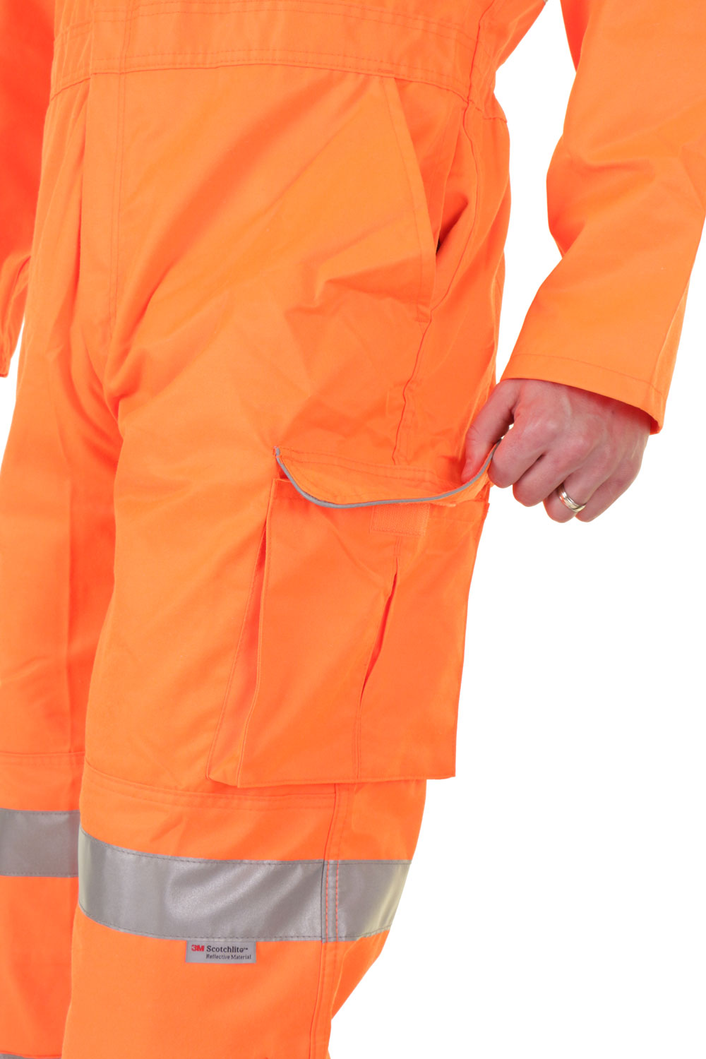 Beeswift Rail Spec Coverall Hi-vis