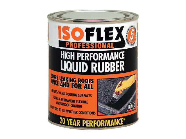 Ronseal Isoflex Liquid Rubber Black 4.25 litre