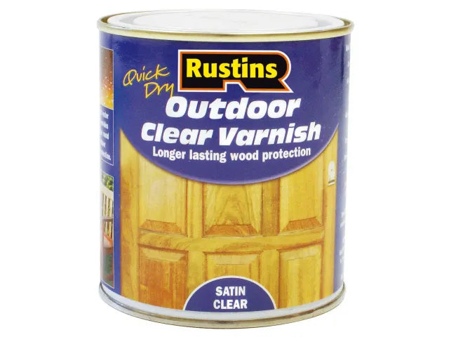 Rustins Exterior Varnish Satin 1 litre
