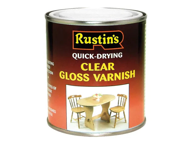 Rustins Quick Dry Varnish Gloss Clear 500ml