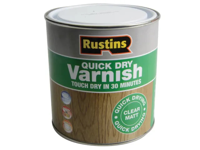 Rustins Quick Dry Varnish Matt Clear 250ml