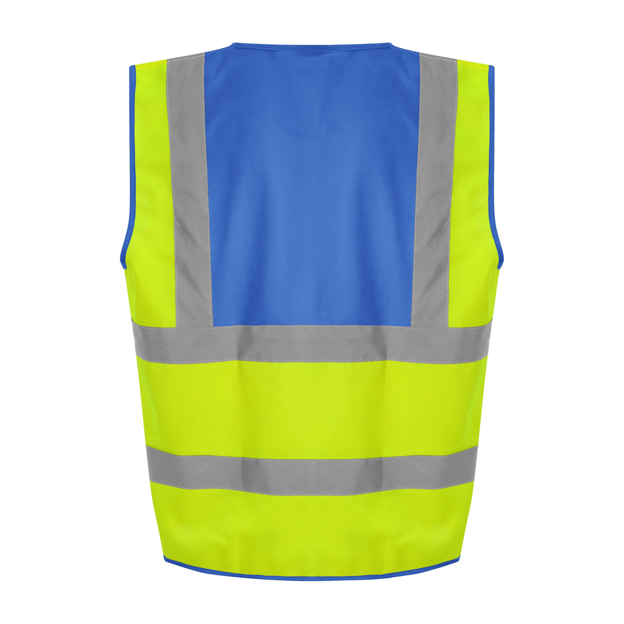 Prortx High Visibility Waistcoat - HV Yellow/Royal Blue