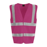 Prortx High Visibility Waistcoat - Raspberry