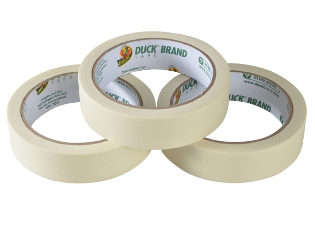 Shurtape Duck Tape® All-Purpose Masking Tape 25mm x 25m (Pack 3)