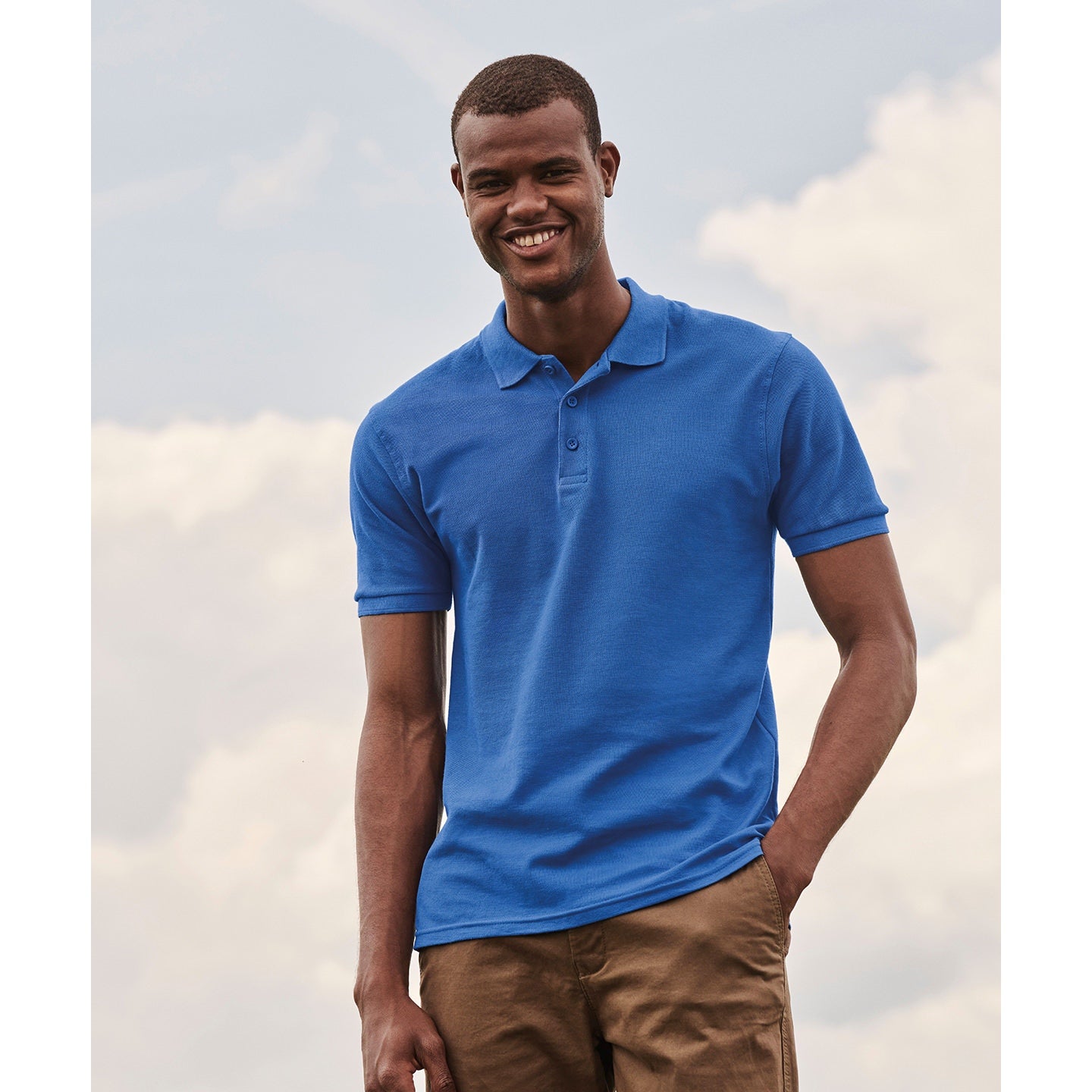 Fruit Of The Loom Premium Polo - Azure Blue