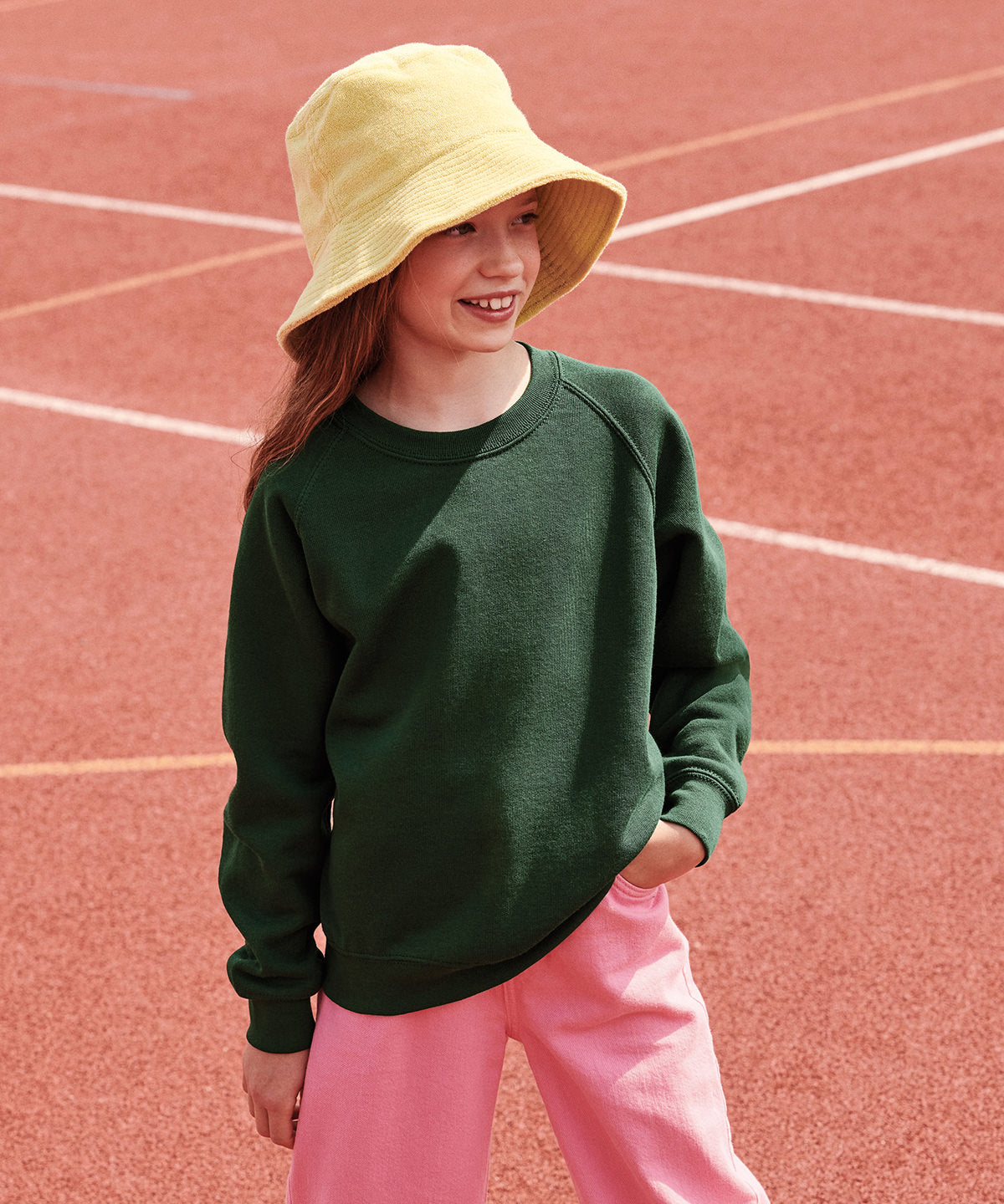 Fruit Of The Loom Kids Classic Raglan Sweatshirt