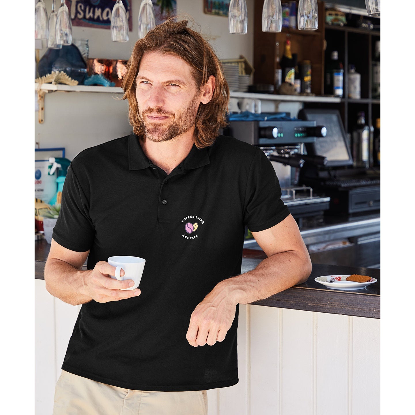 Fruit Of The Loom 65/35 Polo - Burgundy