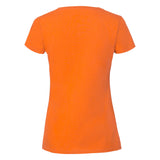 Fruit Of The Loom Women's Iconic 195 Ringspun Premium T-Shirt - Orange