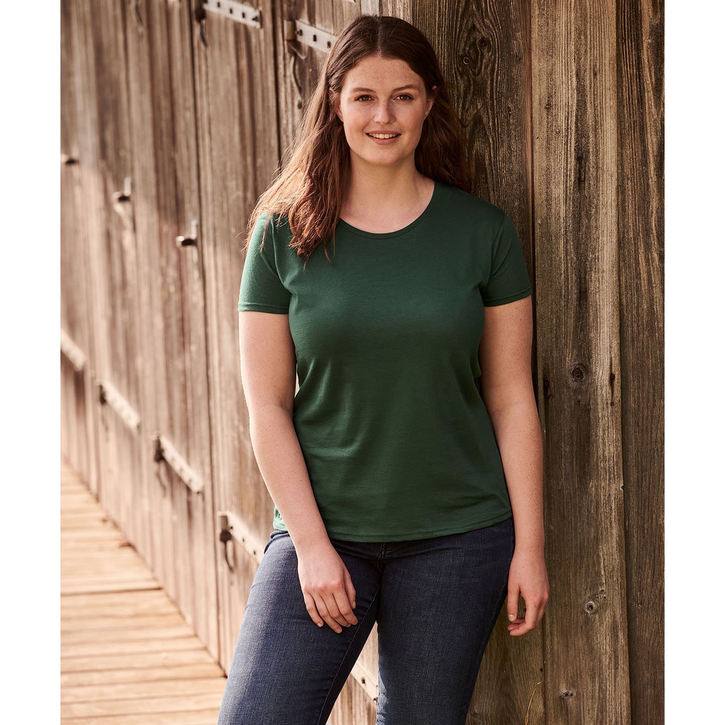 Fruit Of The Loom Women's Iconic T - Powder Rose