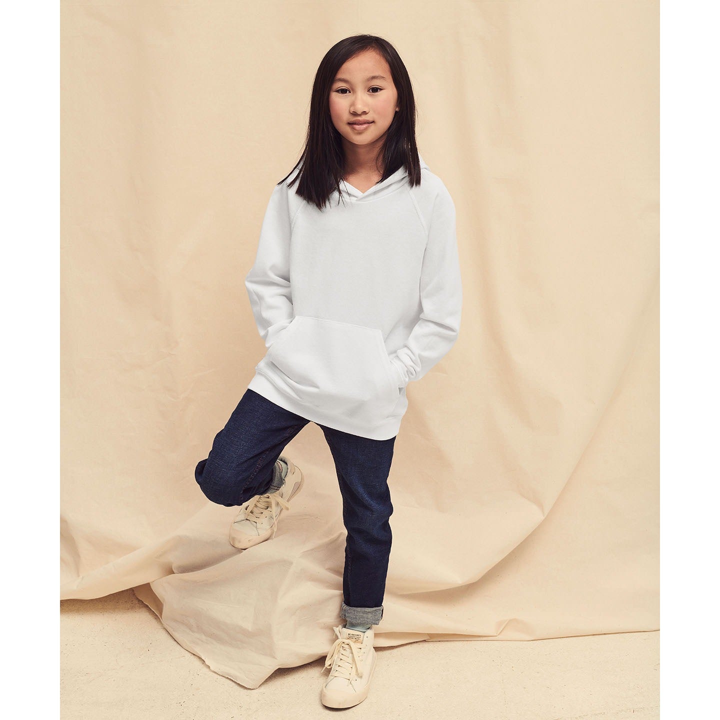 Fruit Of The Loom Kids Lightweight Hooded Sweatshirt