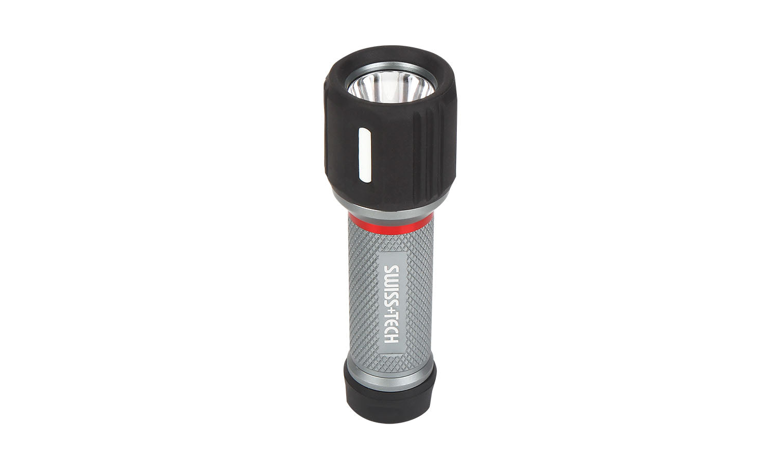Scruffs Swiss-Tech Drop Proof Aluminium Flashlight - 4 x AAA Heavy Duty LED Torch