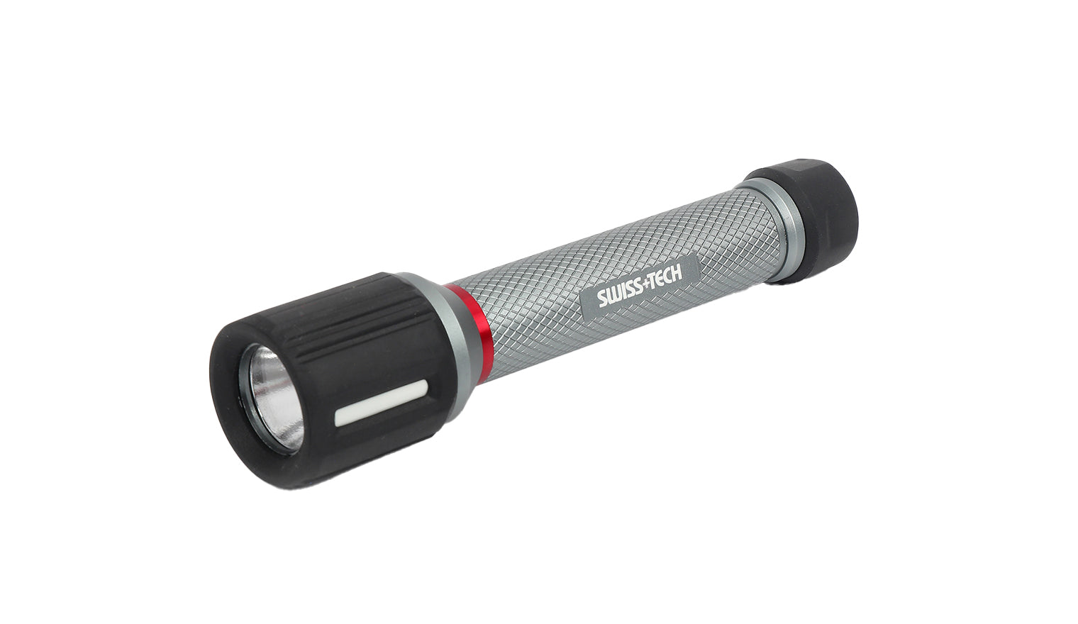 Scruffs Swiss-Tech Drop Proof Flashlight - 2 x AA Heavy Duty LED Torch