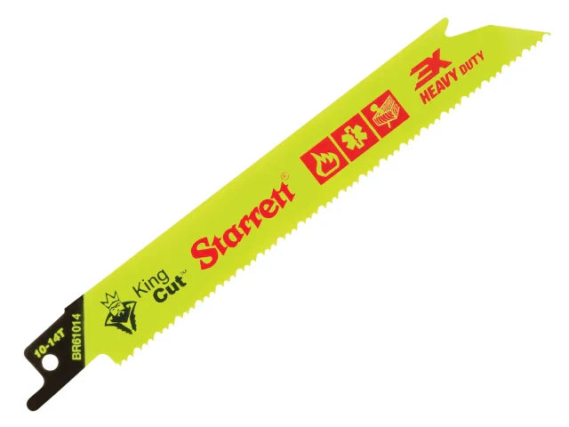 Starrett BR61014-5 Bi-Metal King Cut Demolition Blade 152mm 10-14 TPI (Pack 5)
